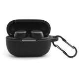LEFXOMPHY Case for TOZO A1 Wireless Earbuds 2025 (Not Fit 2023 2024 Version), Soft Silicone Cover Protective Skin Sleeve (Black)