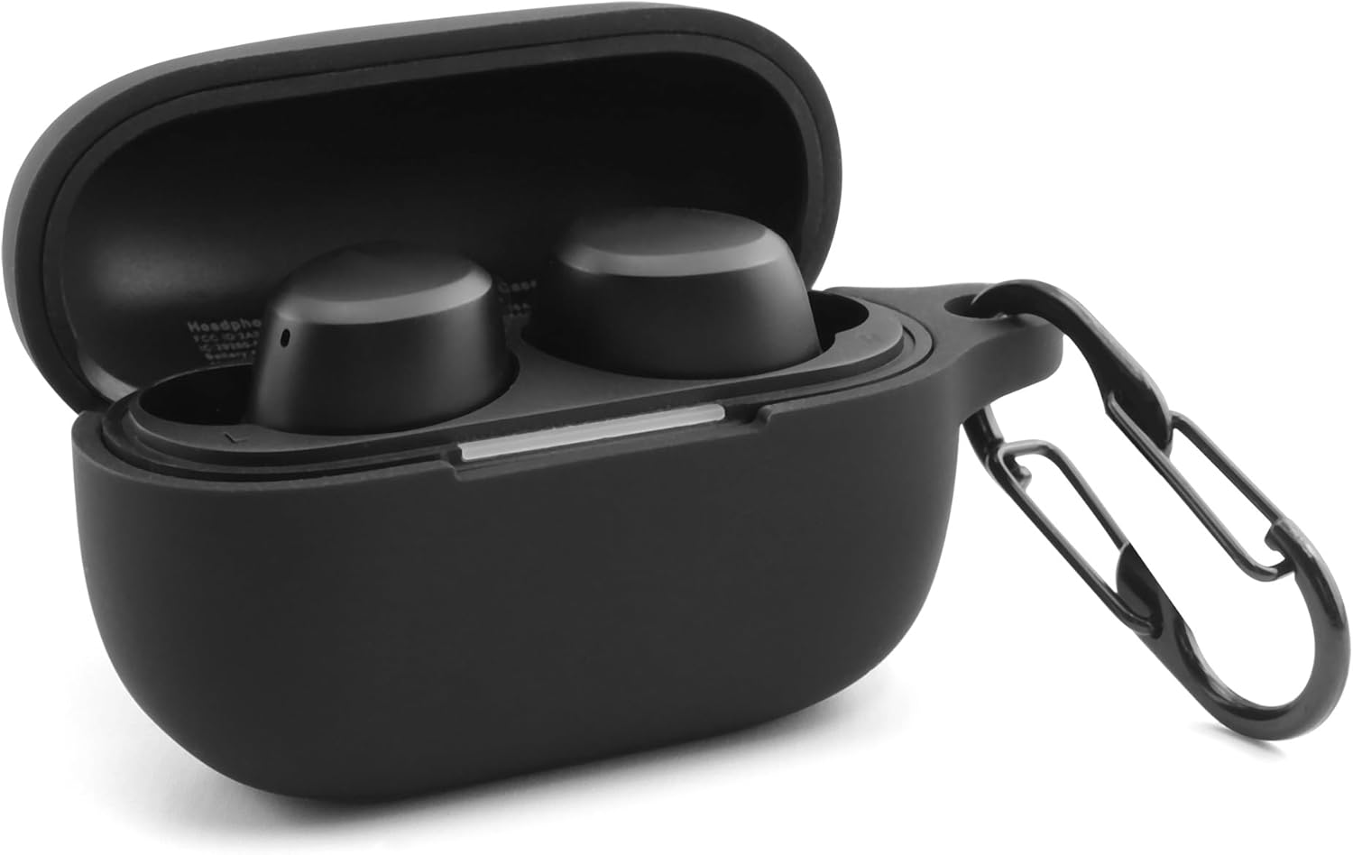 LEFXOMPHY Case for TOZO A1 Wireless Earbuds 2025 (Not Fit 2023 2024 Version), Soft Silicone Cover Protective Skin Sleeve (Black)