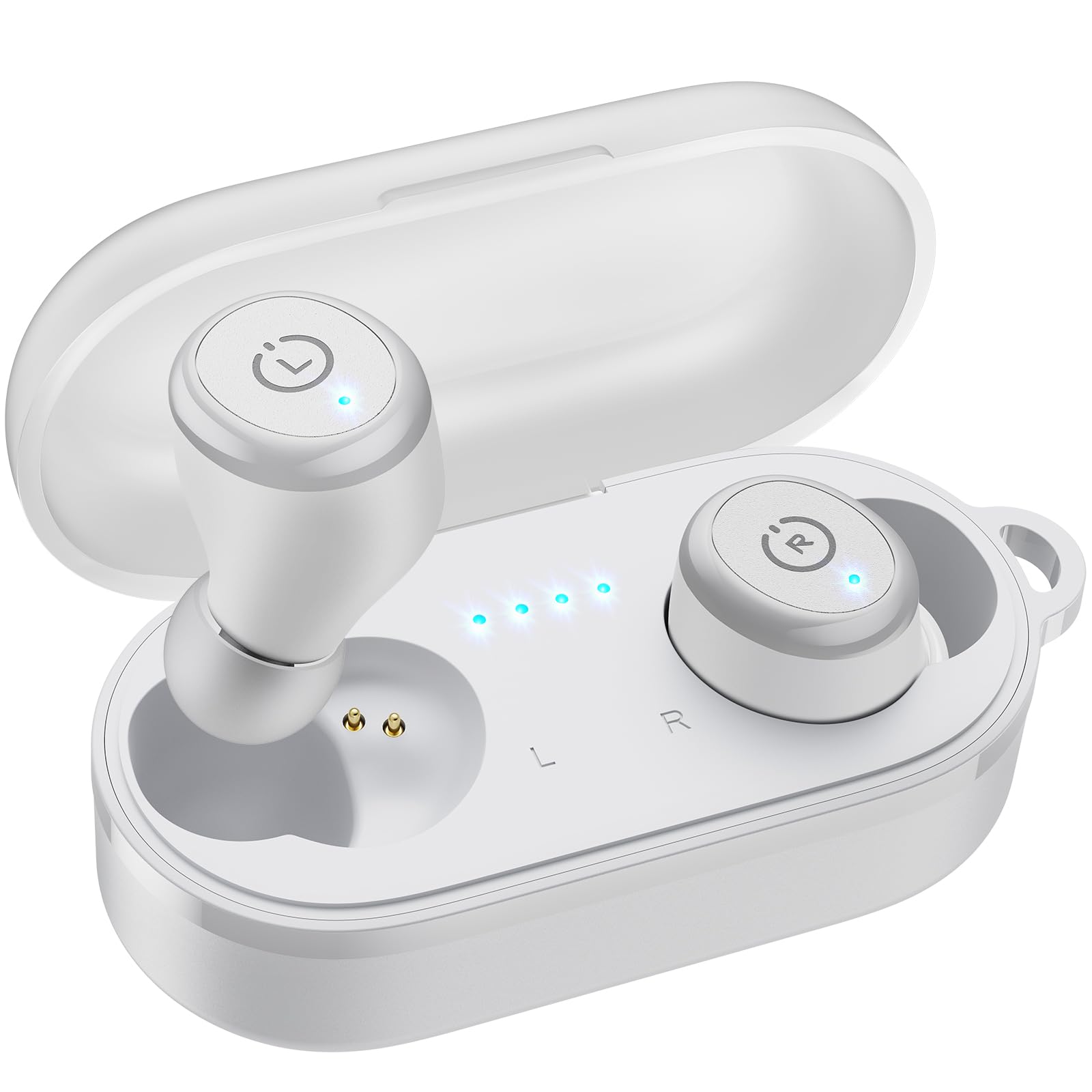 TOZO T10 Wireless Earbuds Bluetooth 5.3 Headphones, App Customize EQ, Ergonomic Design, 55H Playtime, Wireless Charging Case, IPX8 Waterproof Sound in-Ear Headset, New Version