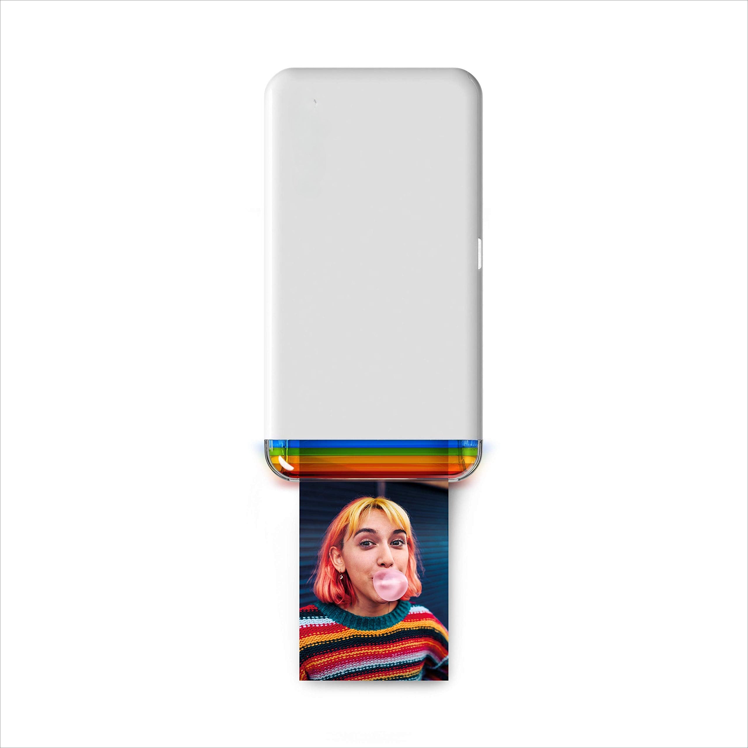 Polaroid Hi-Print - 2nd Generation Bluetooth Connected 2x3 Pocket Photo Dye-Sub Printer - White Printer Only (9128)
