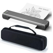 Phomemo Portable Printers Wireless for Travel, M08F Thermal Bluetooth Printer Support for 8.5"x11" US Letter, Small Inkless Printer Compatible with iOS, Android, Laptop for Car, Office, Home