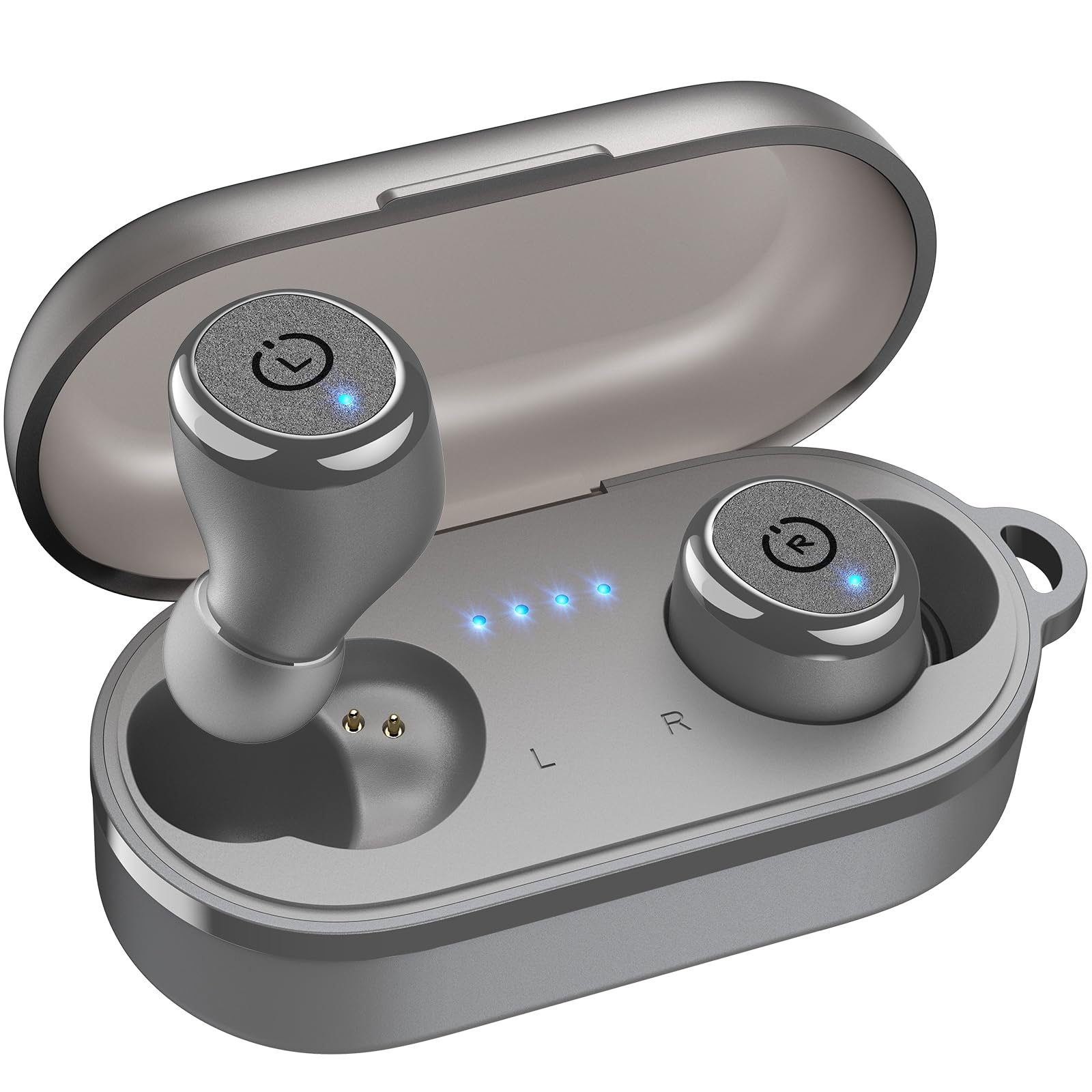 TOZO T10 Wireless Earbuds Bluetooth 5.3 Headphones, App Customize EQ, Ergonomic Design, 55H Playtime, Wireless Charging Case, IPX8 Waterproof Sound in-Ear Headset, New Version
