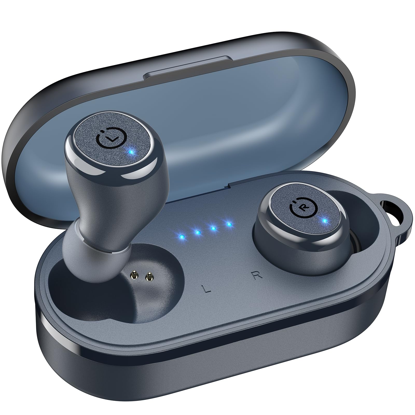 TOZO T10 Wireless Earbuds Bluetooth 5.3 Headphones, App Customize EQ, Ergonomic Design, 55H Playtime, Wireless Charging Case, IPX8 Waterproof Sound in-Ear Headset, New Version