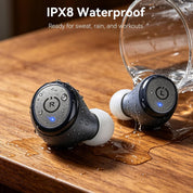 TOZO T10 Wireless Earbuds Bluetooth 5.3 Headphones, App Customize EQ, Ergonomic Design, 55H Playtime, Wireless Charging Case, IPX8 Waterproof Sound in-Ear Headset, New Version