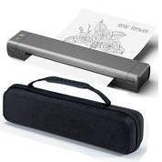 Phomemo Portable Printers Wireless for Travel, M08F Thermal Bluetooth Printer Support for 8.5"x11" US Letter, Small Inkless Printer Compatible with iOS, Android, Laptop for Car, Office, Home
