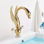 1pc victorian elegant golden bathroom faucet swan spout - Temu